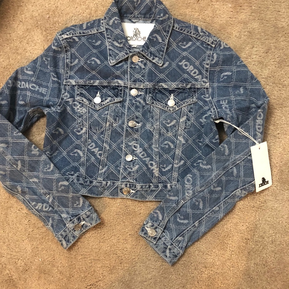 Jordache cropped jean jacket
